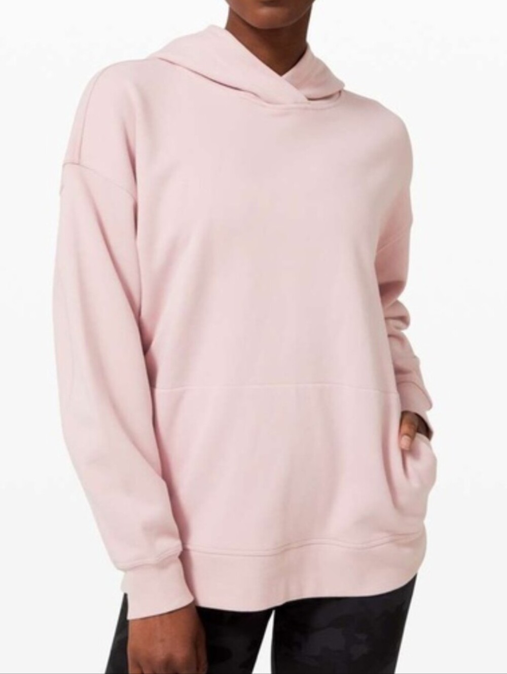 Lululemon Perfectly Oversized Hoodie Cotton Terry Porcelain Pink Size 10